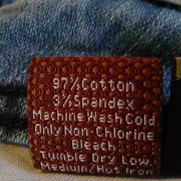 Mu Light Wash Retro Jeans With Bling - Picture 10 of 13